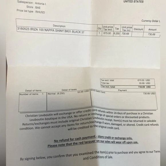 Louboutins Size 37 - Picture 3 of 4